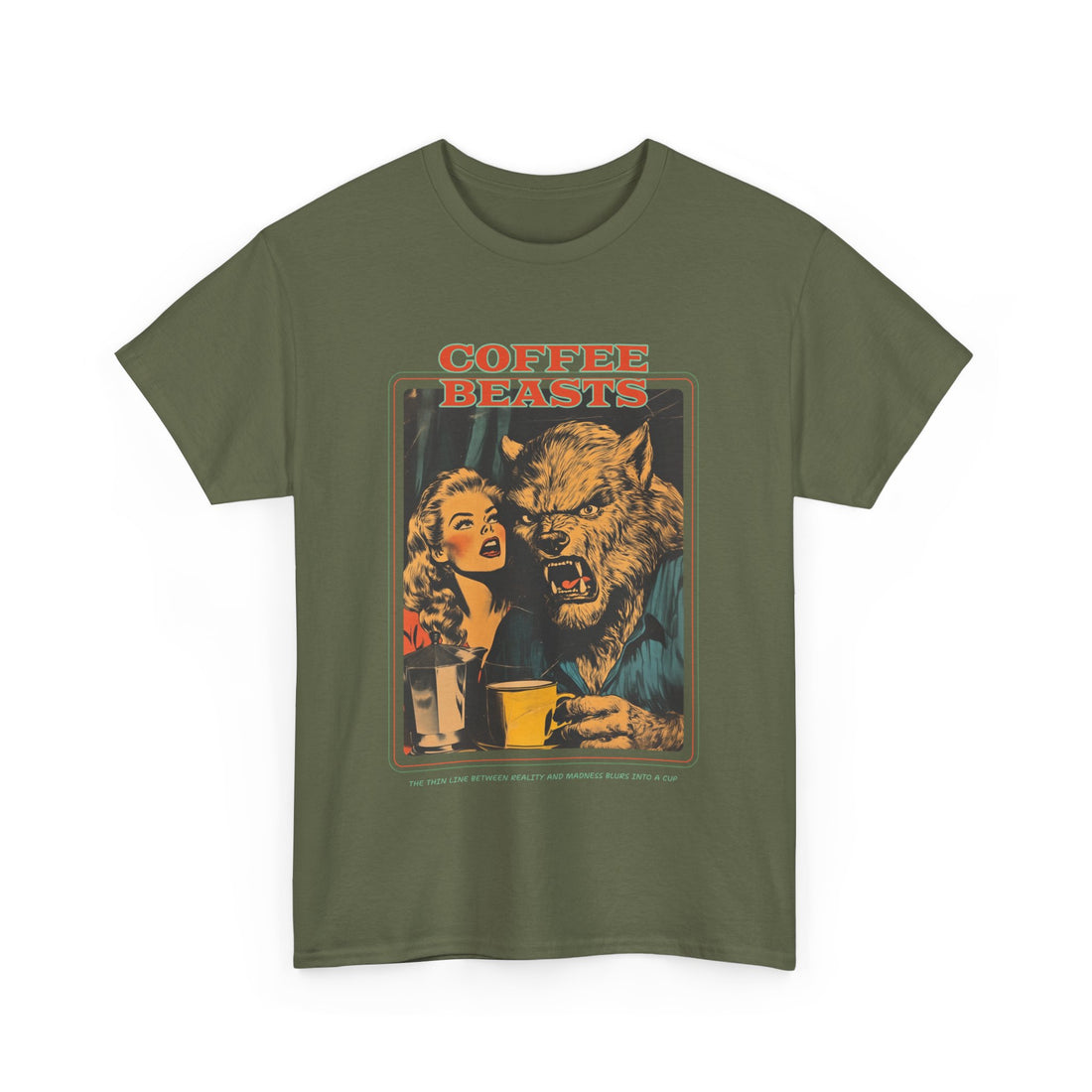 Coffee Beasts T-Shirt - Graphic T-Shirt from Tee Utopia