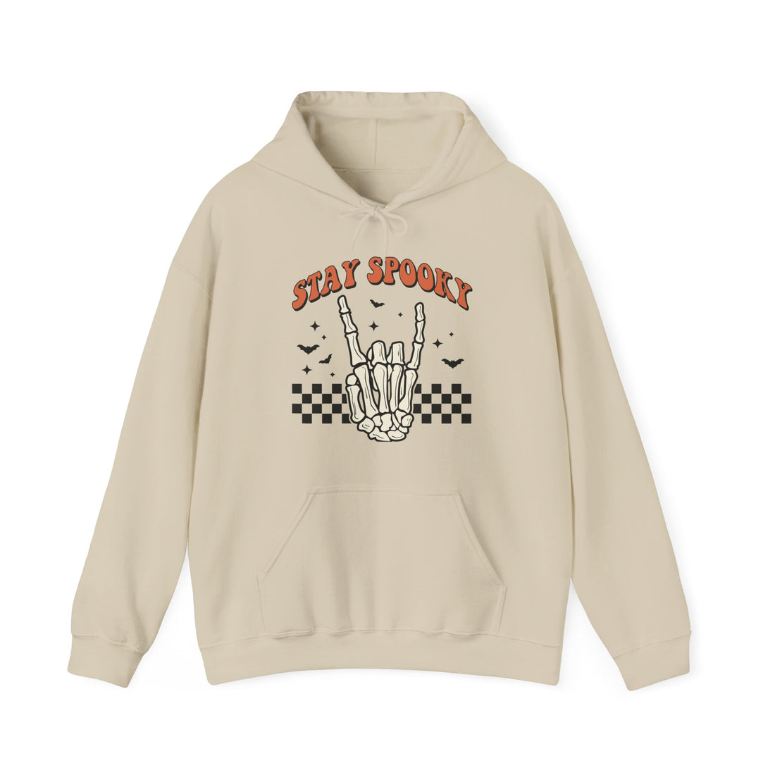 Stay Spooky Skeleton Hand Hoodie - Graphic Hoodie from Tee Utopia