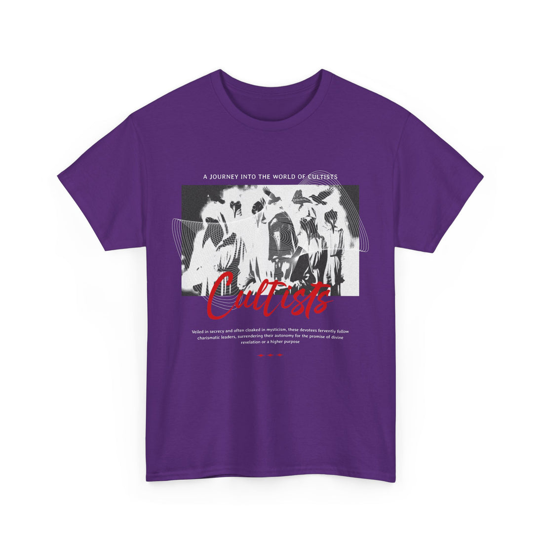 Journey Into The World of Cultist T-Shirt - Graphic T-Shirt from Tee Utopia