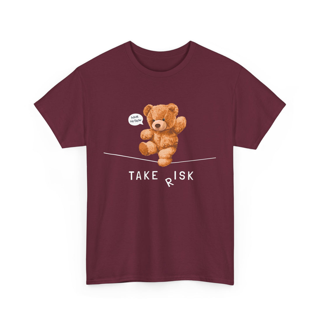 Take Risk T-Shirt - Graphic T-Shirt from Tee Utopia