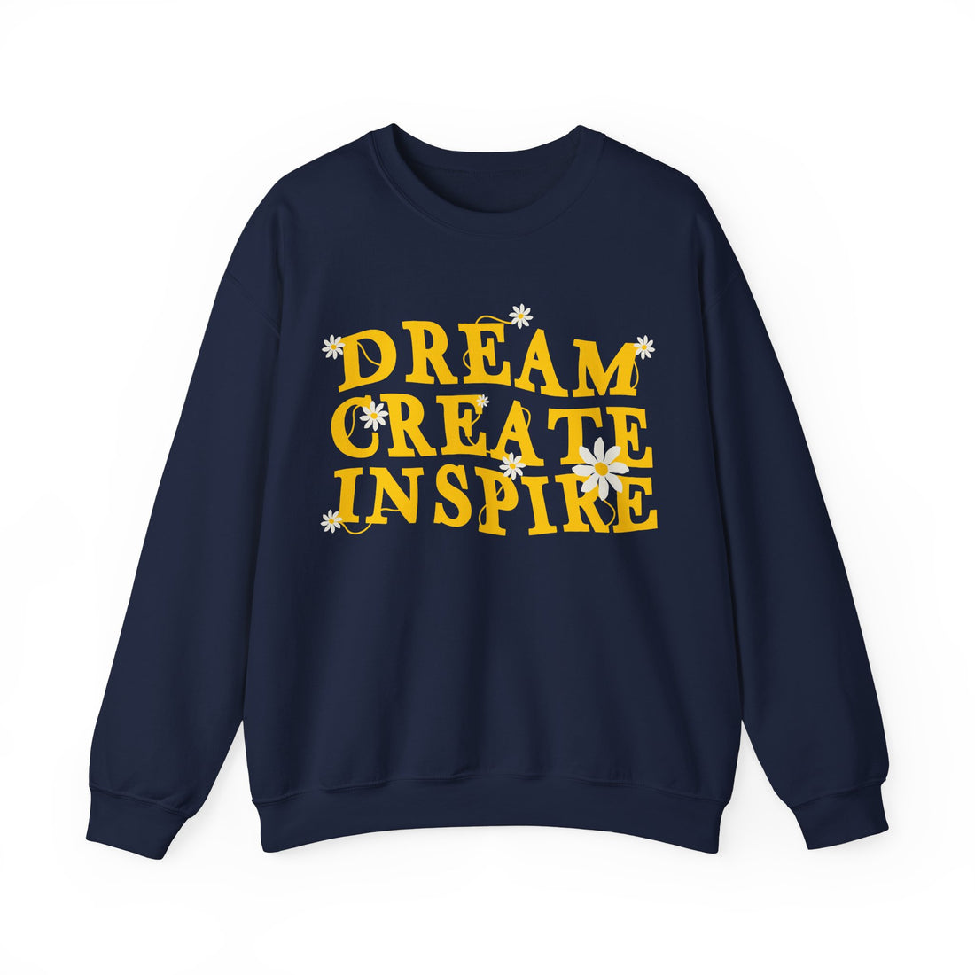 Dream Create Inspire Sweatshirt - Graphic Sweatshirt from Tee Utopia