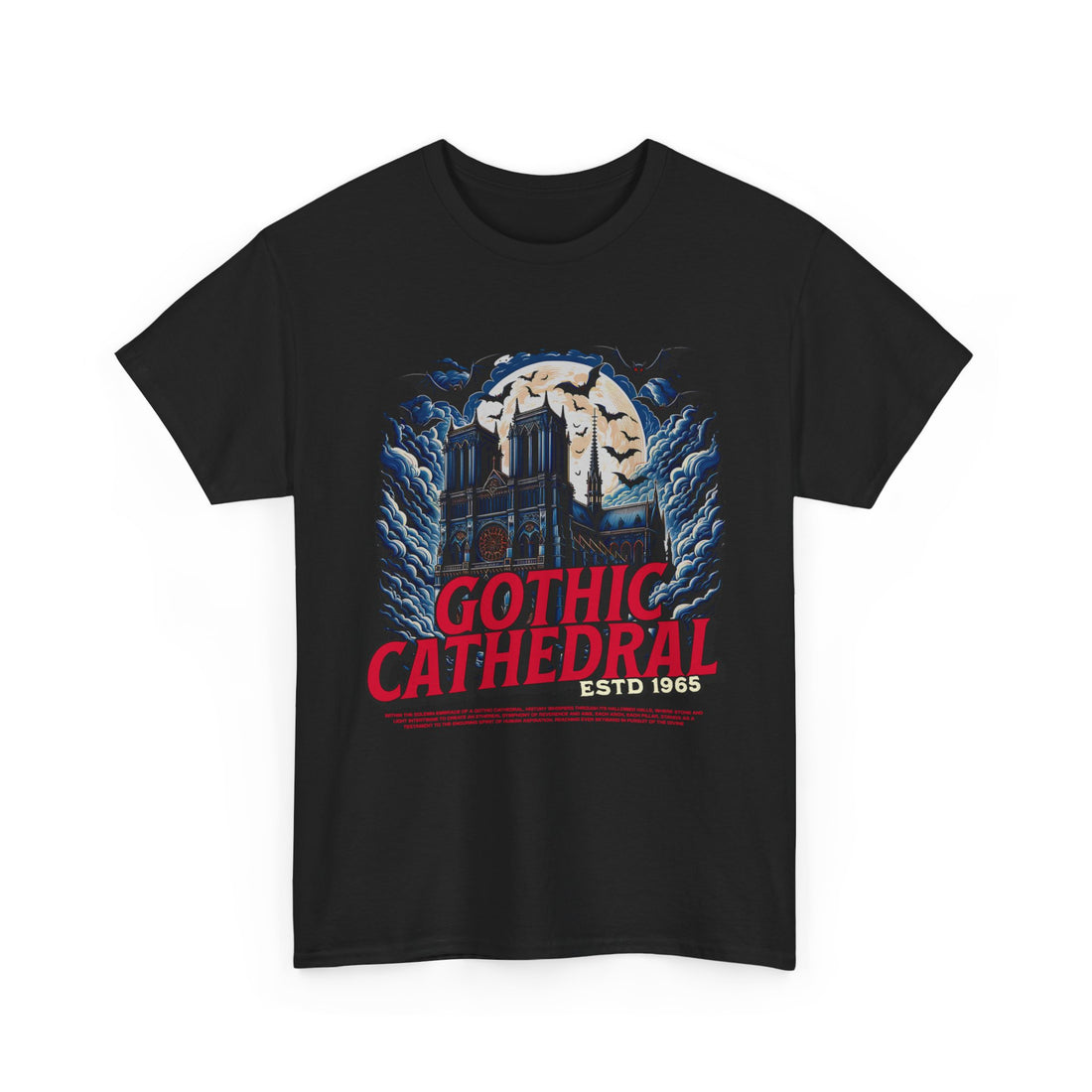 Gothic Cathedral T-Shirt - Graphic T-Shirt from Tee Utopia