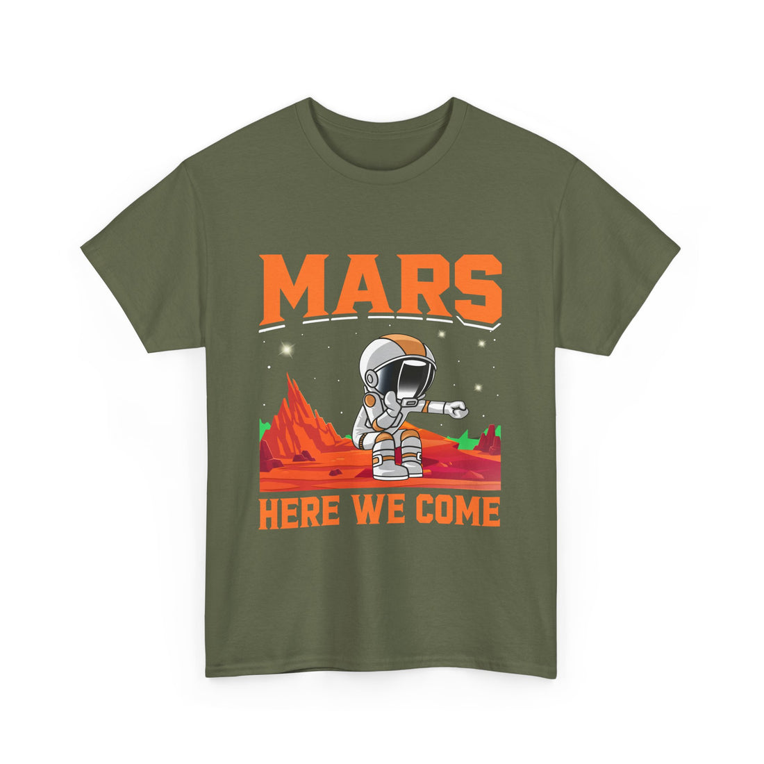 Mars Here We Come T-Shirt - Graphic T-Shirt from Tee Utopia