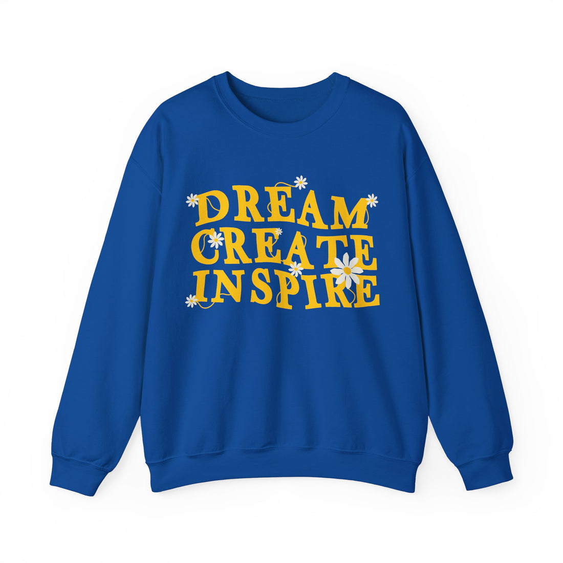 Dream Create Inspire Sweatshirt - Graphic Sweatshirt from Tee Utopia