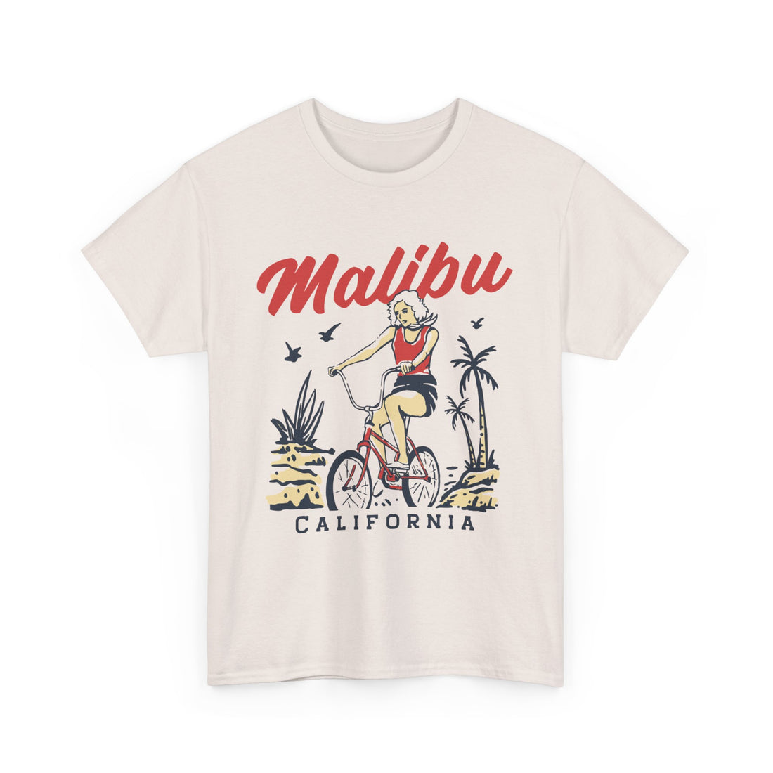 Malibu California T-Shirt - Graphic T-Shirt from Tee Utopia