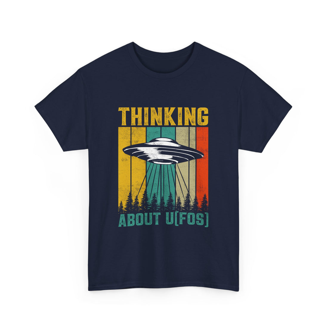 Thinking About UFOS T-Shirt - Graphic T-Shirt from Tee Utopia