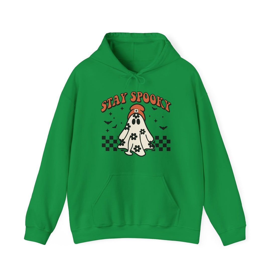 Stay Spooky Ghost & Beanie Hoodie - Graphic Hoodie from Tee Utopia