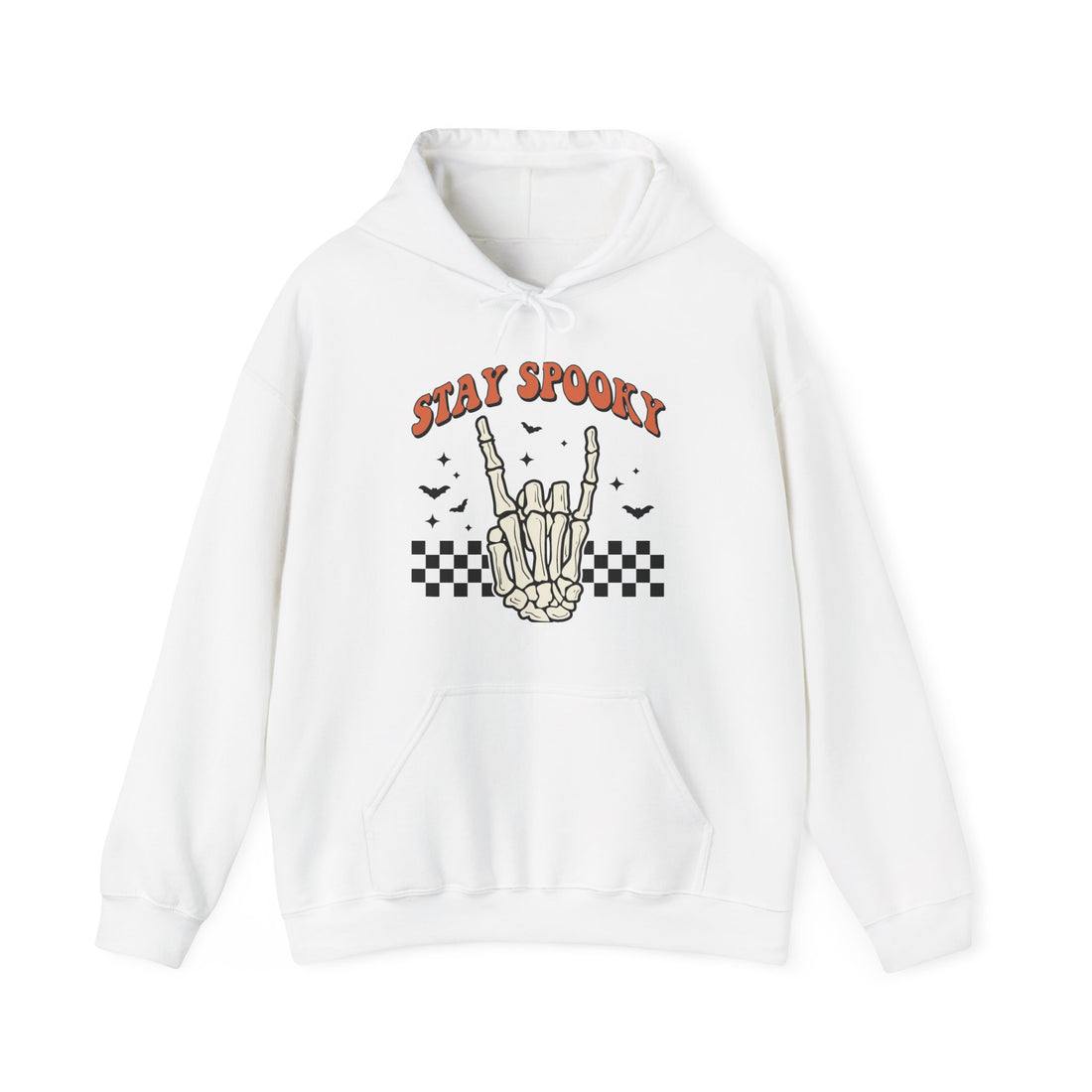 Stay Spooky Skeleton Hand Hoodie - Graphic Hoodie from Tee Utopia