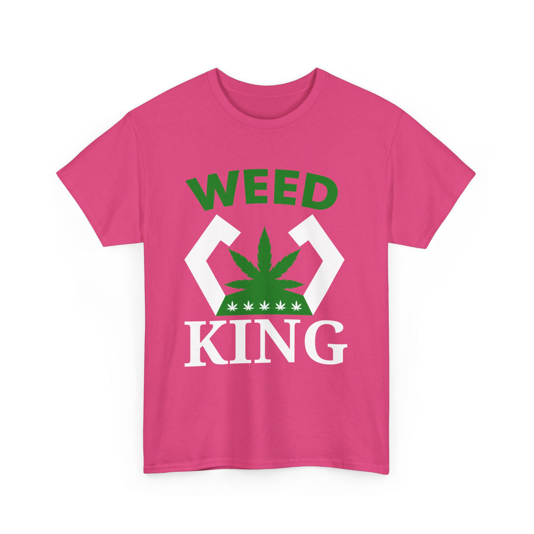 Weed King T-Shirt - Graphic T-Shirt from Tee Utopia