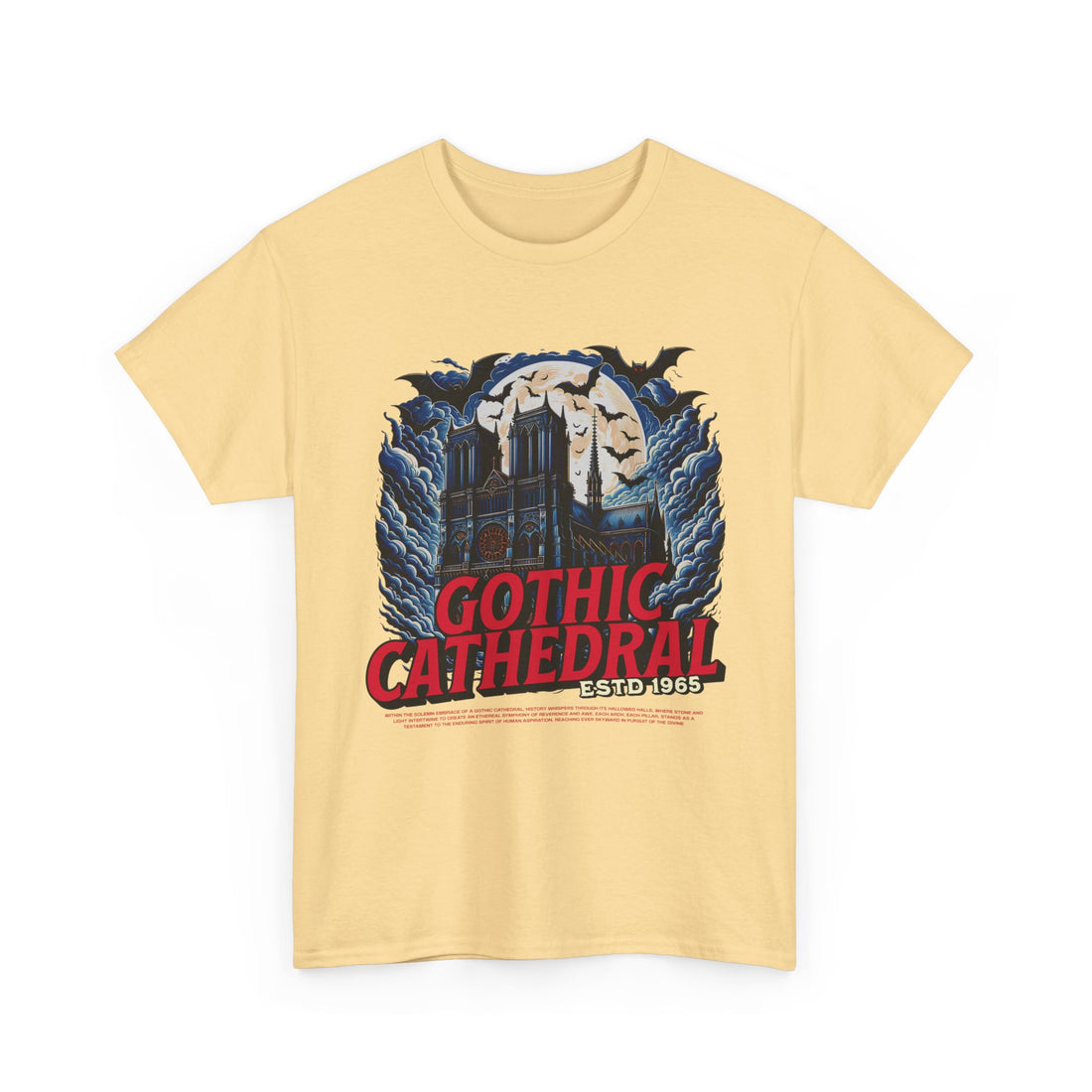 Gothic Cathedral T-Shirt - Graphic T-Shirt from Tee Utopia
