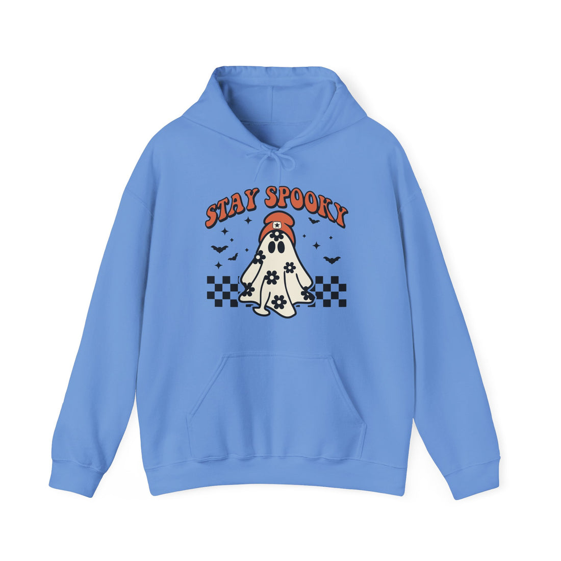 Stay Spooky Ghost & Beanie Hoodie - Graphic Hoodie from Tee Utopia