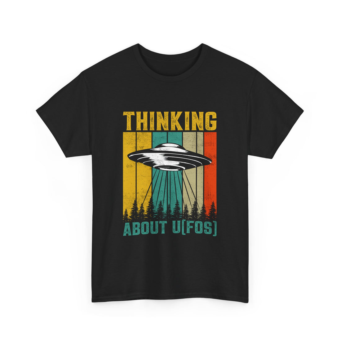 Thinking About UFOS T-Shirt - Graphic T-Shirt from Tee Utopia