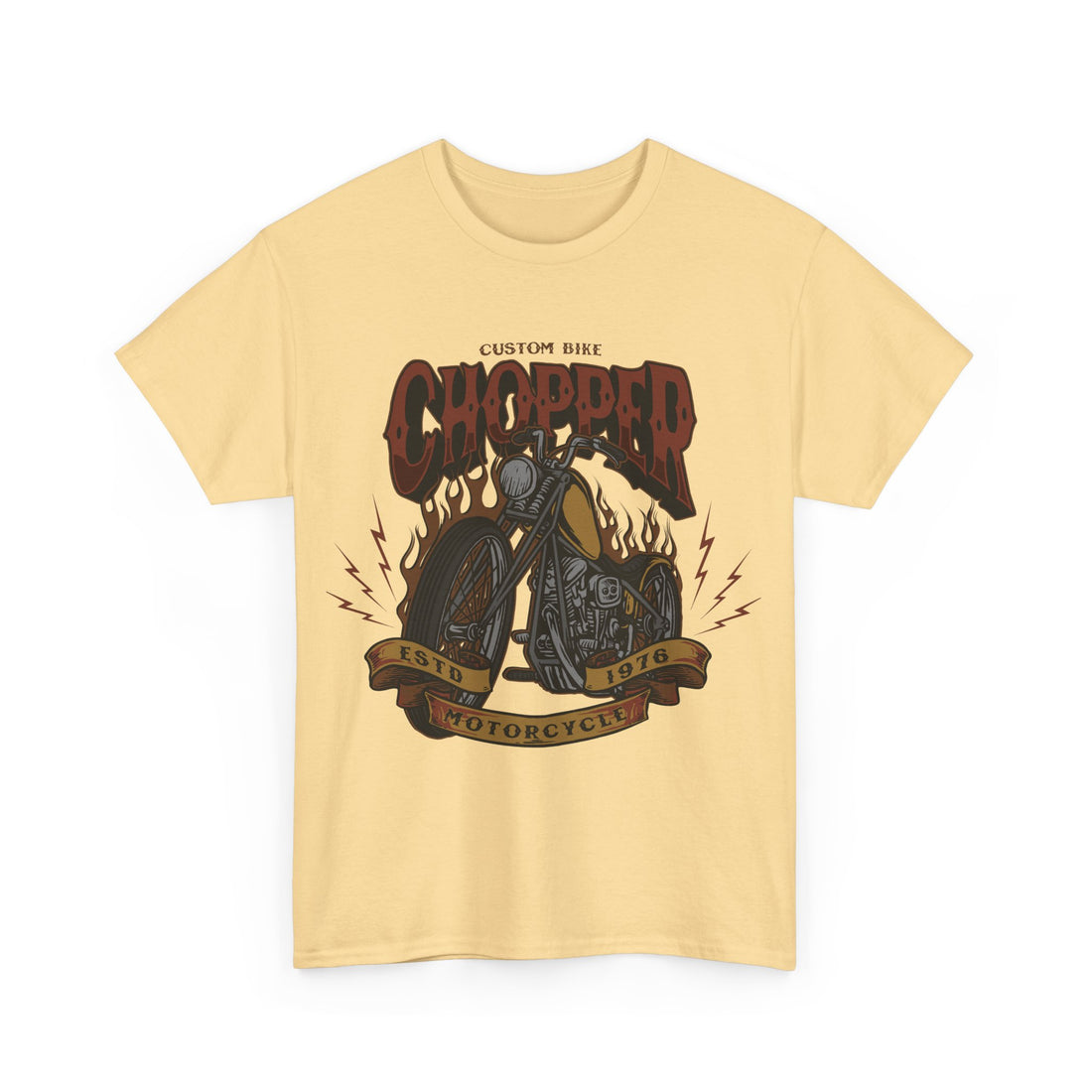 Custom Bike Chopper T-Shirt - Graphic T-Shirt from Tee Utopia