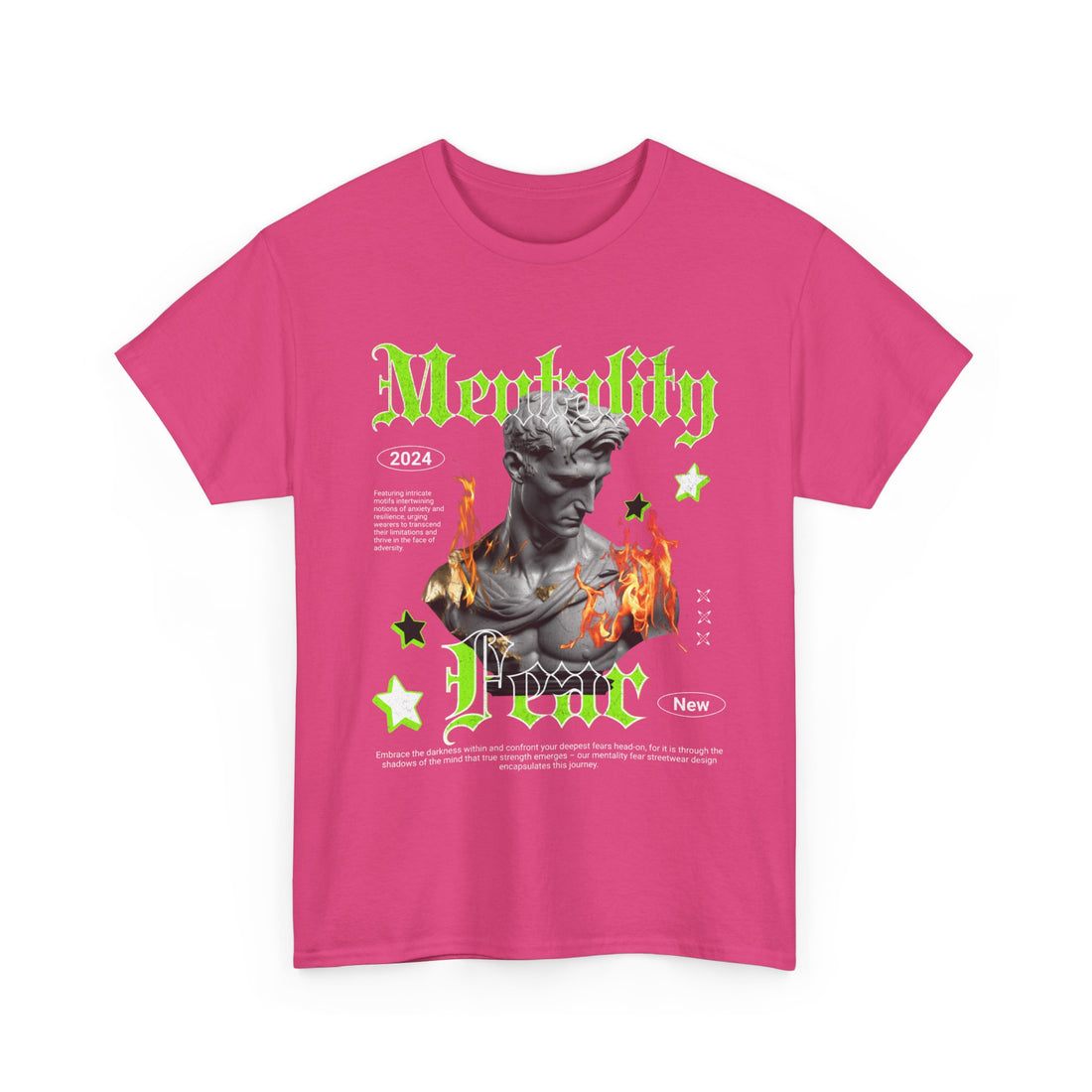 Mentality Fear T-Shirt - Graphic T-Shirt from Tee Utopia
