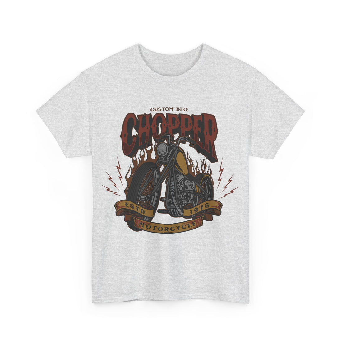 Custom Bike Chopper T-Shirt - Graphic T-Shirt from Tee Utopia