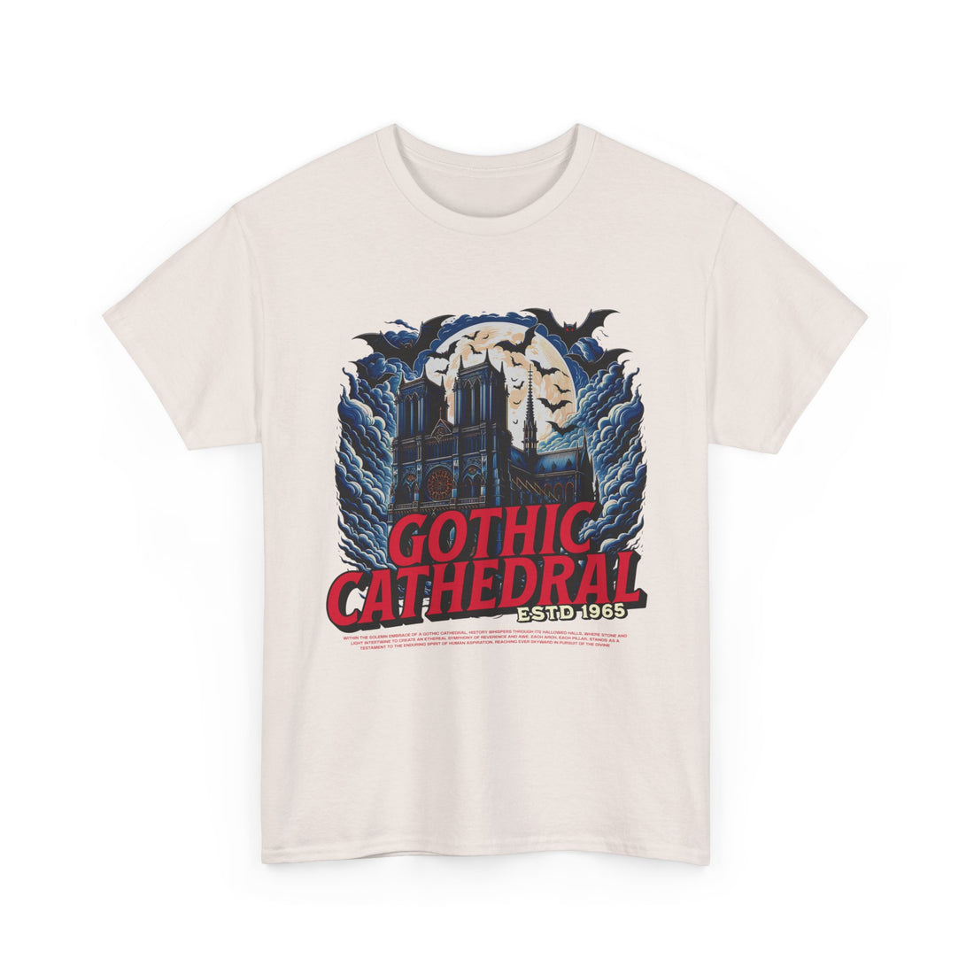 Gothic Cathedral T-Shirt - Graphic T-Shirt from Tee Utopia