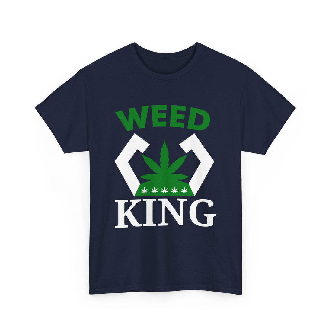 Weed King T-Shirt - Graphic T-Shirt from Tee Utopia