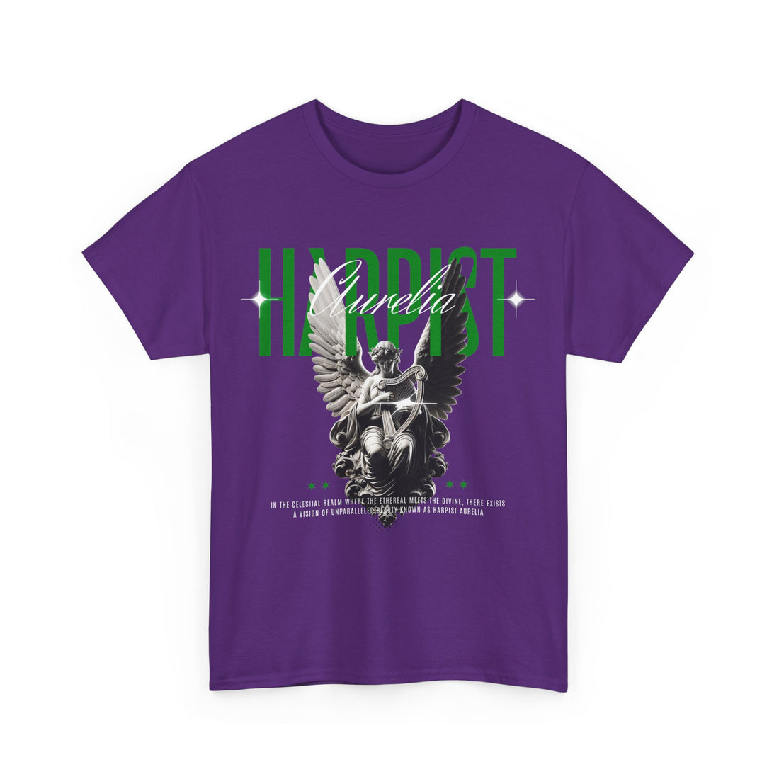 Harpist T-Shirt - Graphic T-Shirt from Tee Utopia