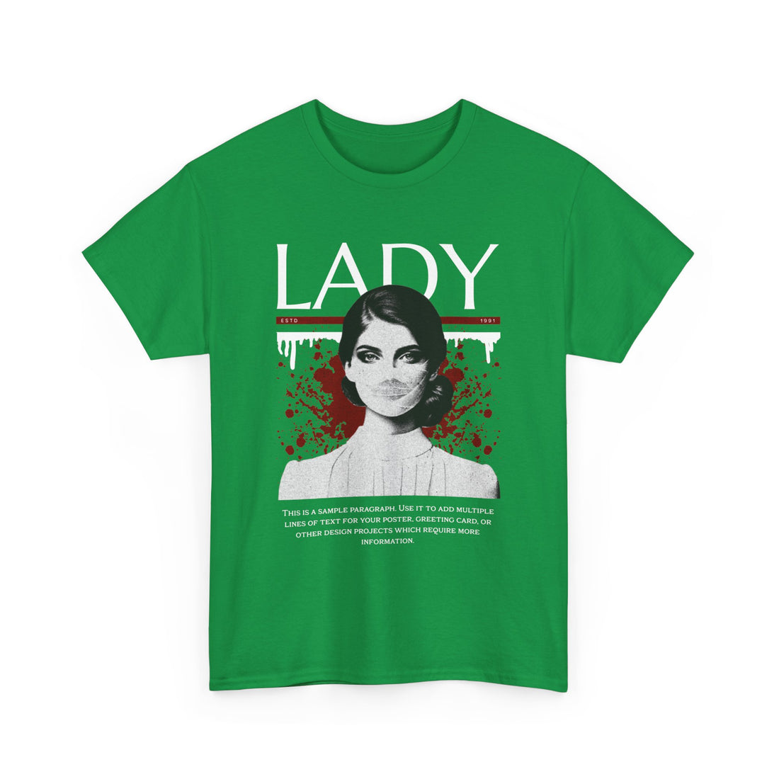 LADY T-Shirt - Graphic T-Shirt from Tee Utopia