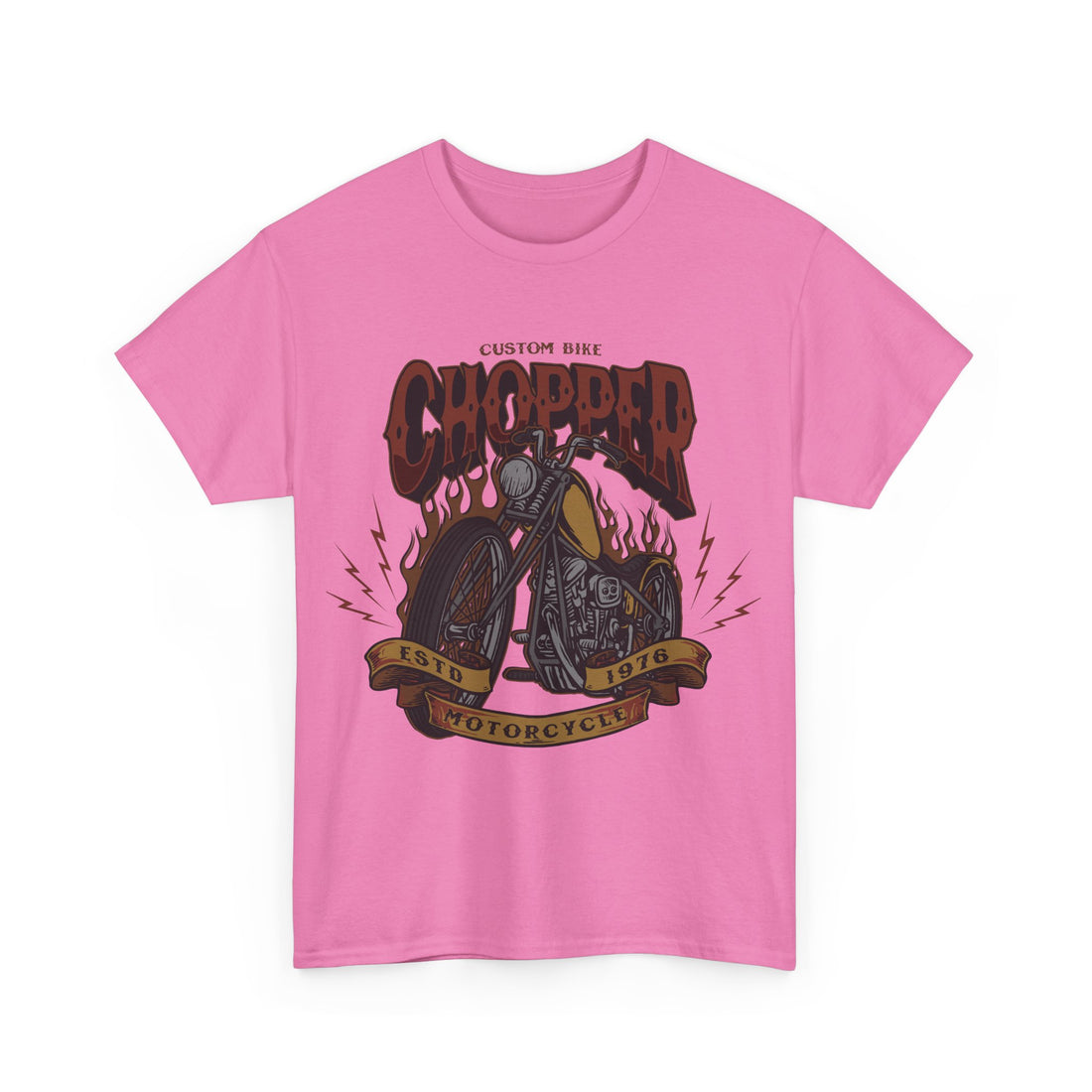 Custom Bike Chopper T-Shirt - Graphic T-Shirt from Tee Utopia