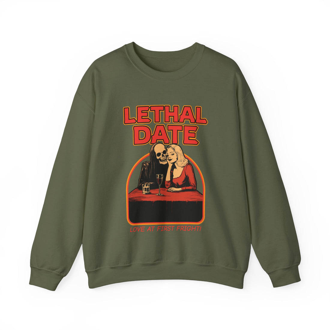 Lethal Date Sweatshirt - Graphic Sweatshirt from Tee Utopia