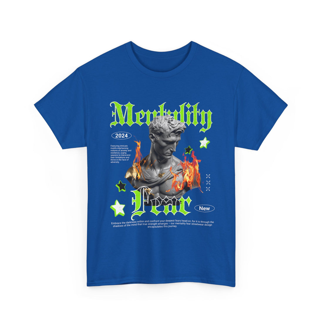 Mentality Fear T-Shirt - Graphic T-Shirt from Tee Utopia
