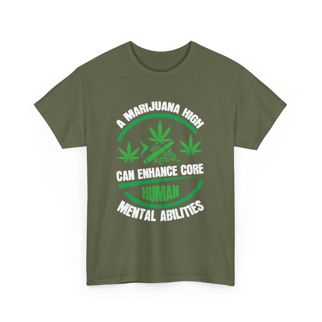 Marijuana High T-Shirt - Graphic T-Shirt from Tee Utopia