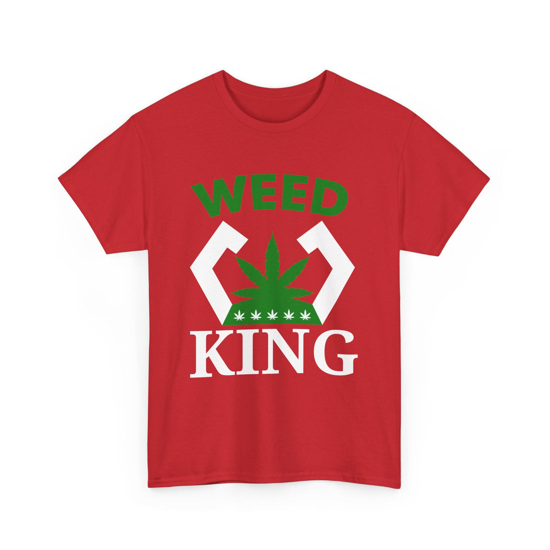 Weed King T-Shirt - Graphic T-Shirt from Tee Utopia