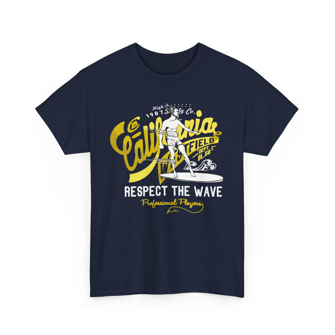 Respect The Wave T-Shirt - Graphic T-Shirt from Tee Utopia