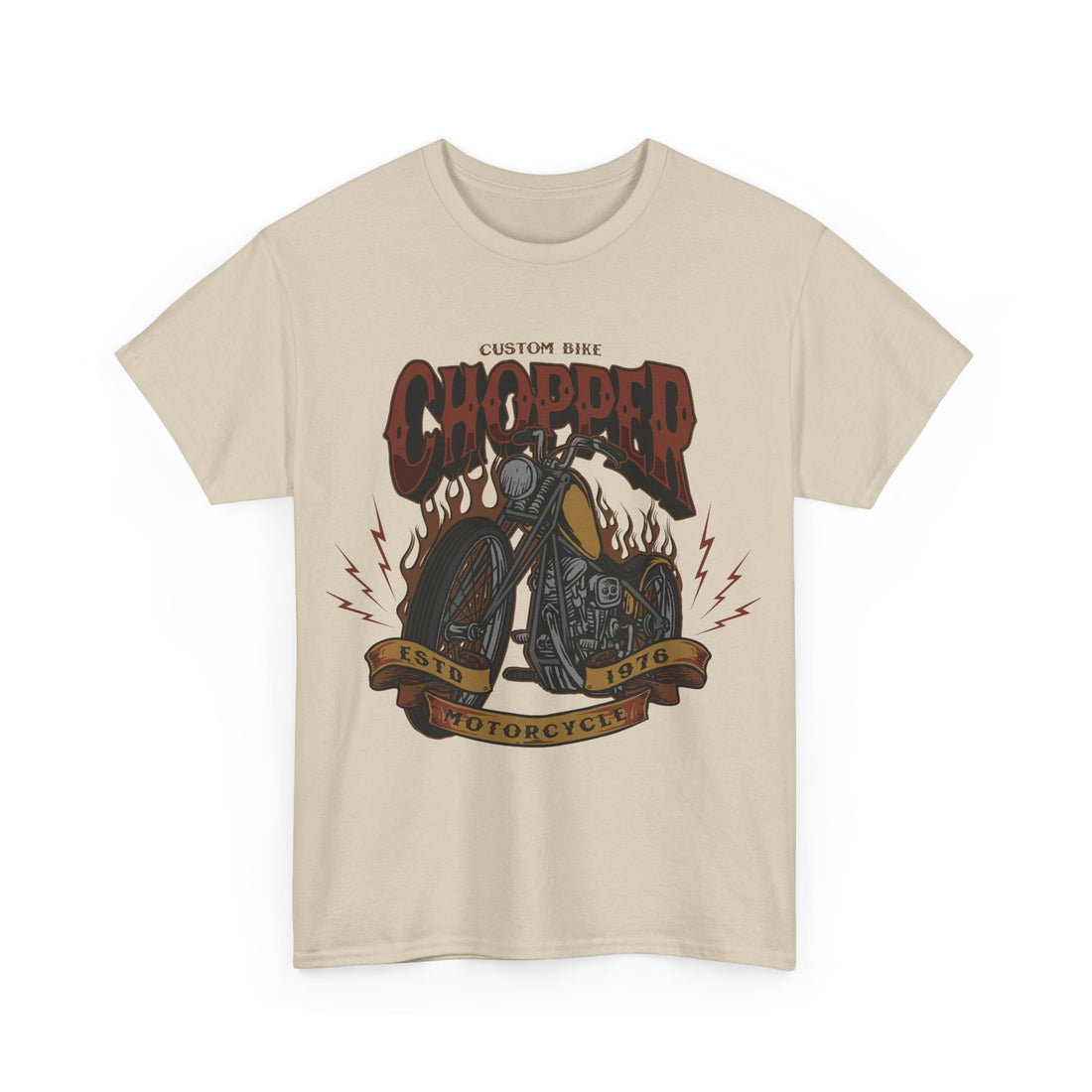 Custom Bike Chopper T-Shirt - Graphic T-Shirt from Tee Utopia