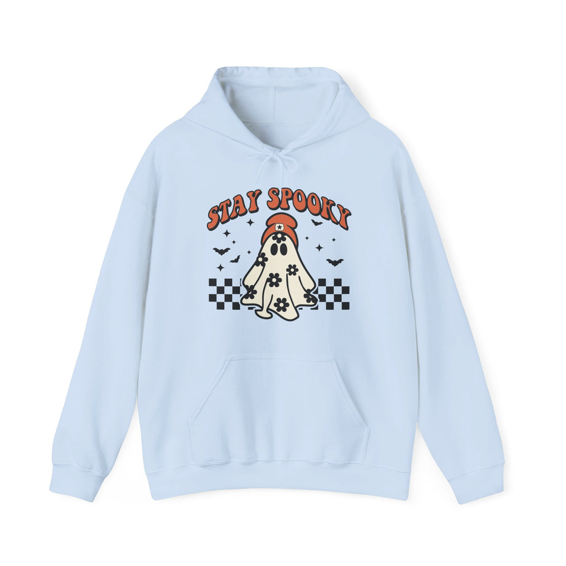 Stay Spooky Ghost & Beanie Hoodie - Graphic Hoodie from Tee Utopia