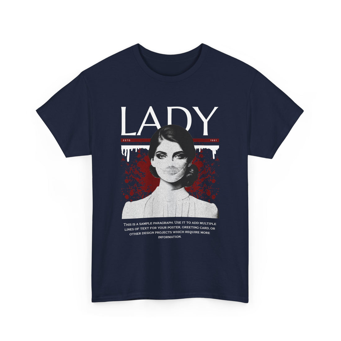 LADY T-Shirt - Graphic T-Shirt from Tee Utopia