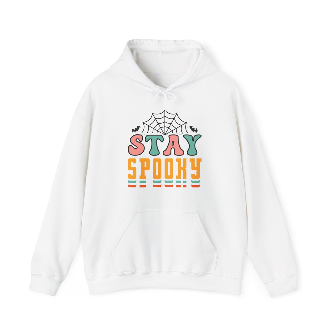 Stay Spooky Spiders & Bats Hoodie - Graphic Hoodie from Tee Utopia