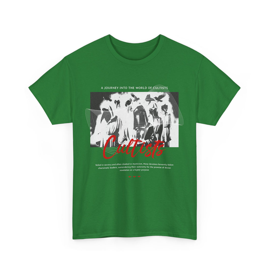 Journey Into The World of Cultist T-Shirt - Graphic T-Shirt from Tee Utopia