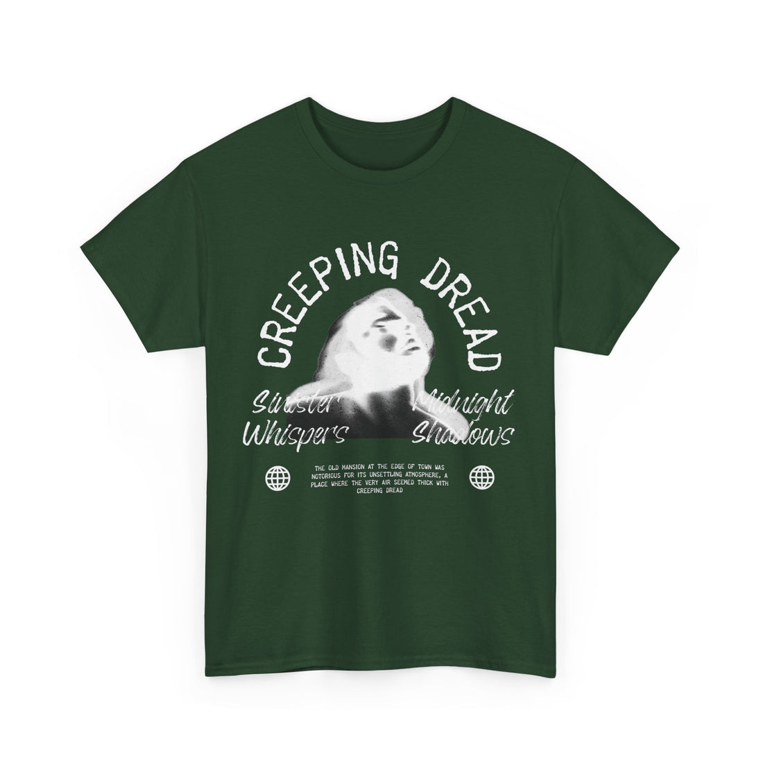 Creeping Dread T-Shirt - Graphic T-Shirt from Tee Utopia