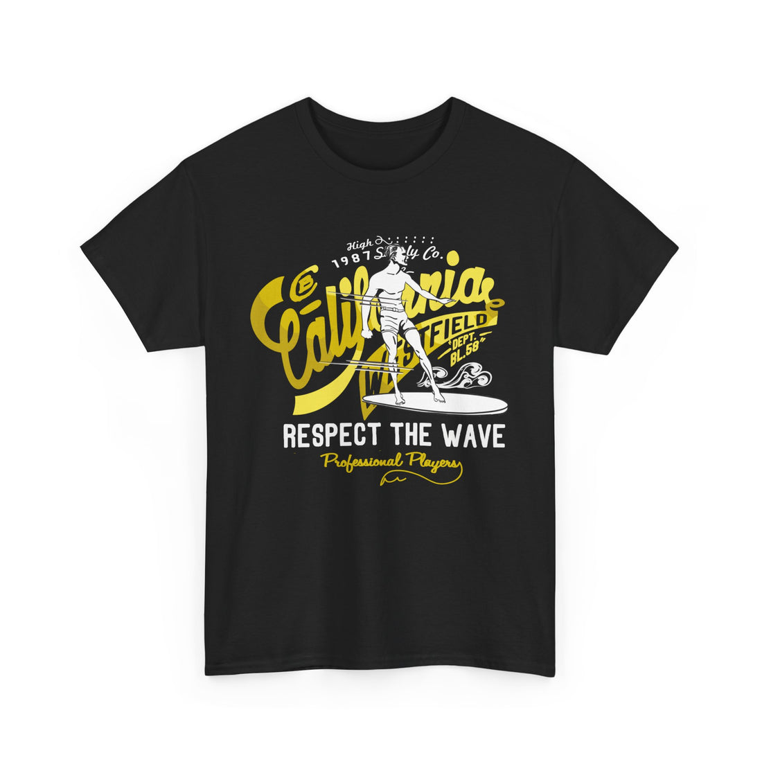 Respect The Wave T-Shirt - Graphic T-Shirt from Tee Utopia