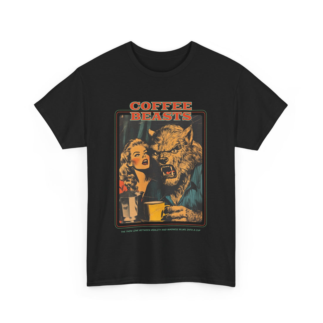 Coffee Beasts T-Shirt - Graphic T-Shirt from Tee Utopia