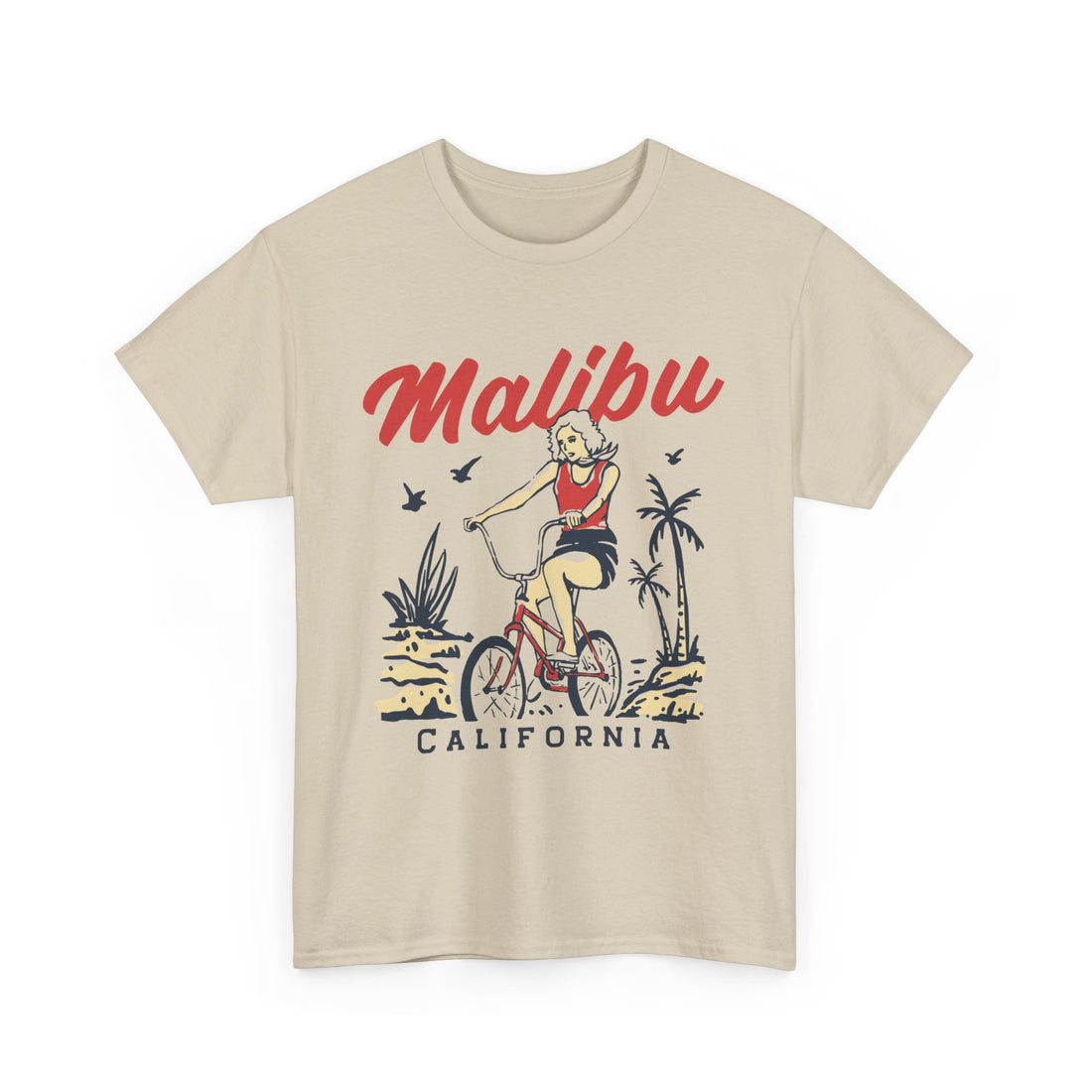 Malibu California T-Shirt - Graphic T-Shirt from Tee Utopia
