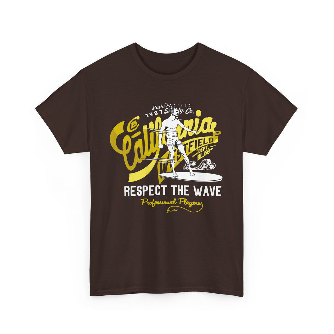 Respect The Wave T-Shirt - Graphic T-Shirt from Tee Utopia