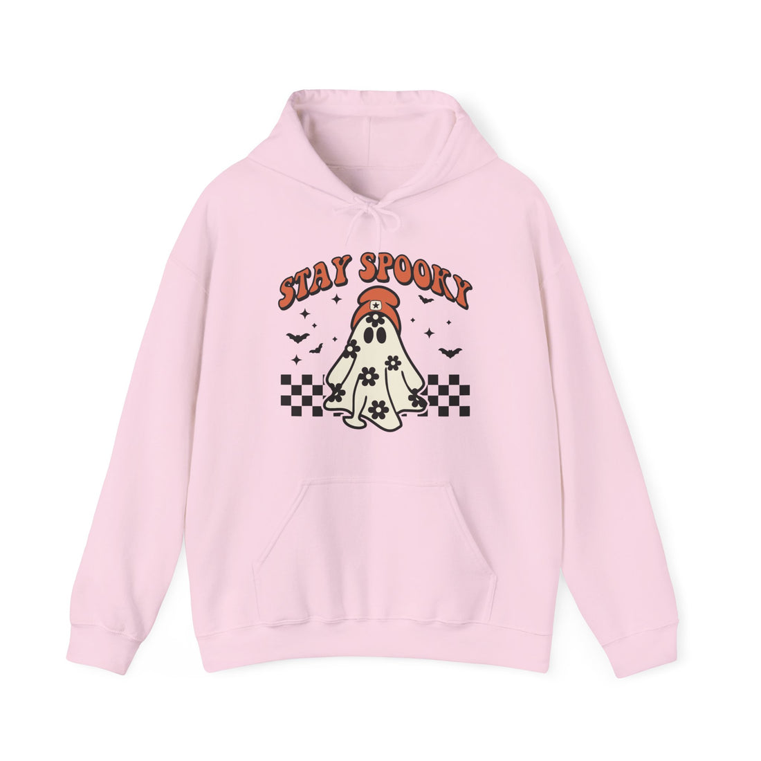 Stay Spooky Ghost & Beanie Hoodie - Graphic Hoodie from Tee Utopia