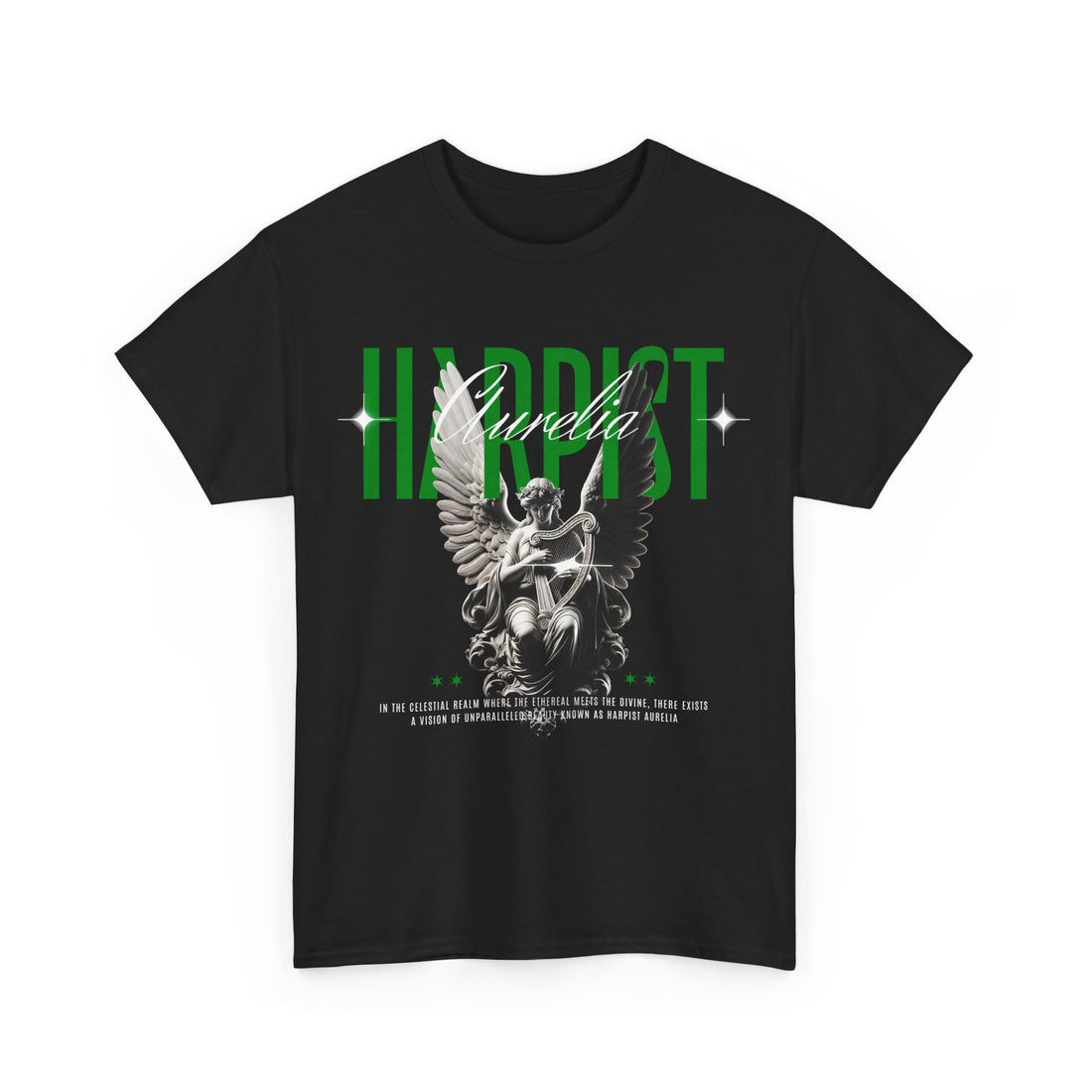 Harpist T-Shirt - Graphic T-Shirt from Tee Utopia