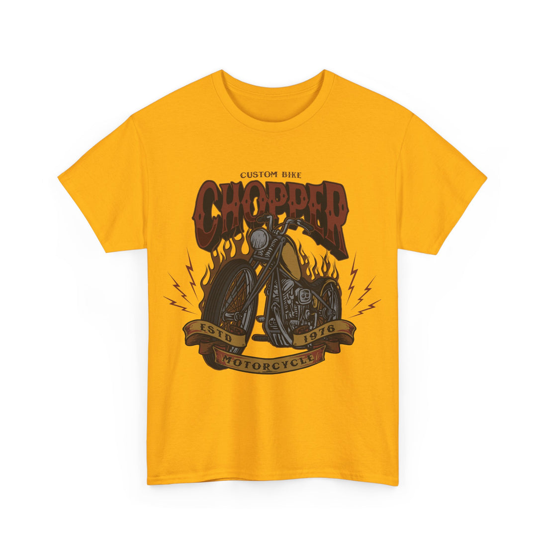 Custom Bike Chopper T-Shirt - Graphic T-Shirt from Tee Utopia