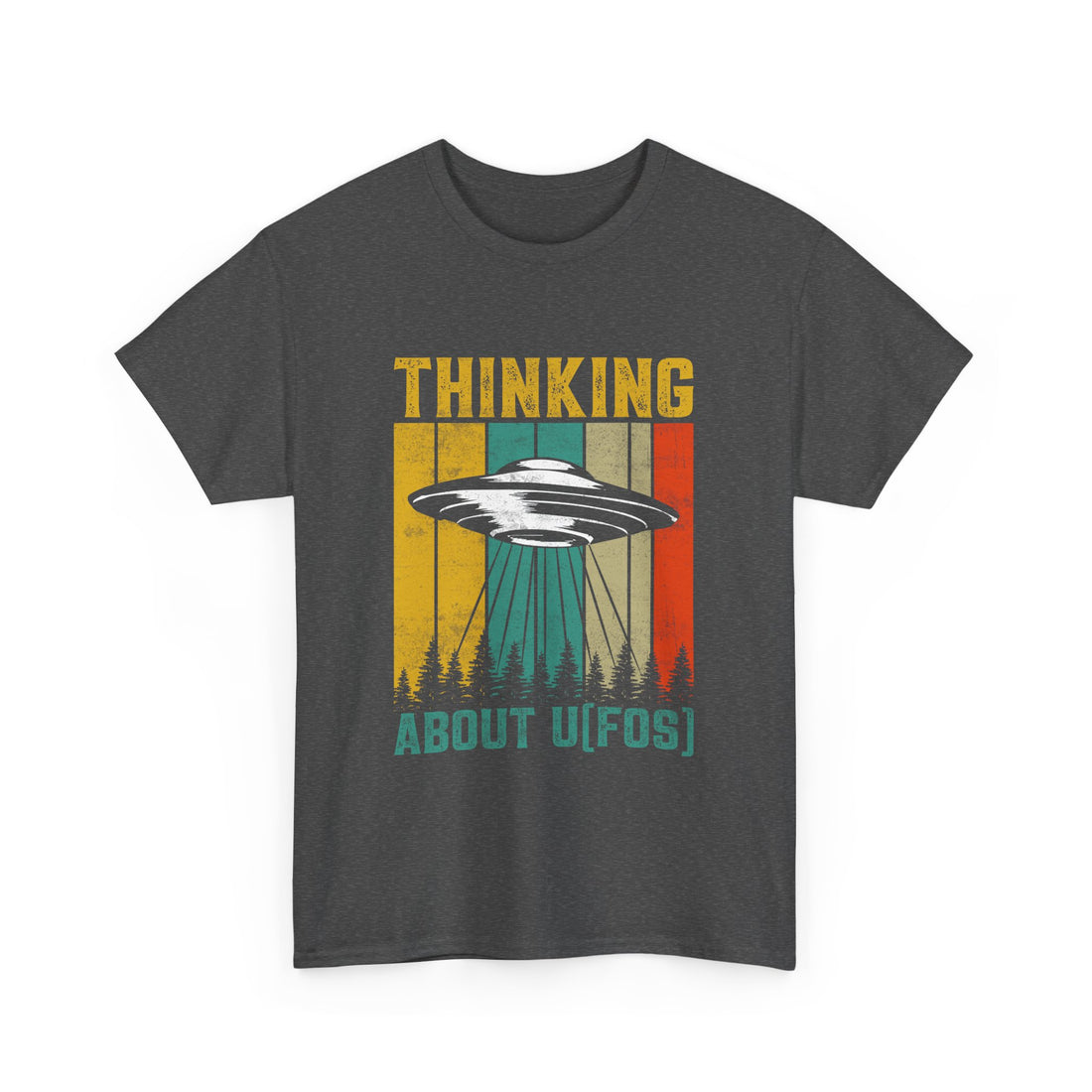 Thinking About UFOS T-Shirt - Graphic T-Shirt from Tee Utopia