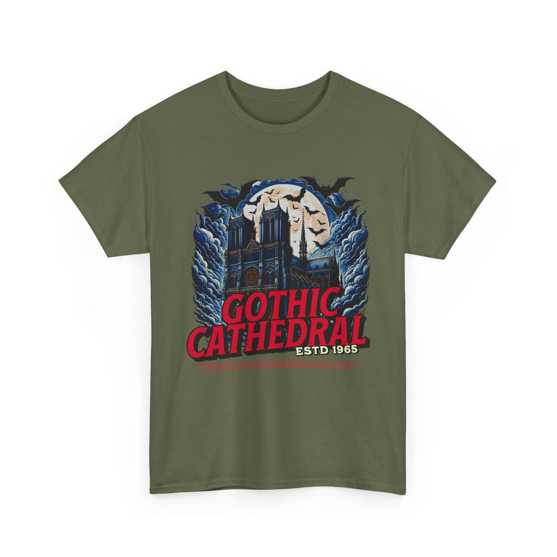 Gothic Cathedral T-Shirt - Graphic T-Shirt from Tee Utopia