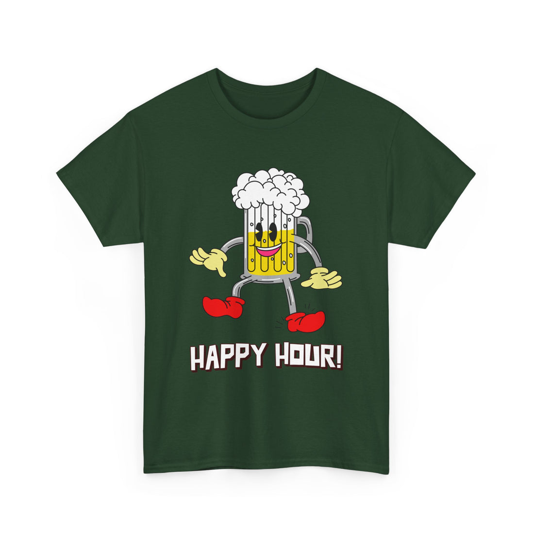 Happy Hour T-Shirt - Graphic T-Shirt from Tee Utopia