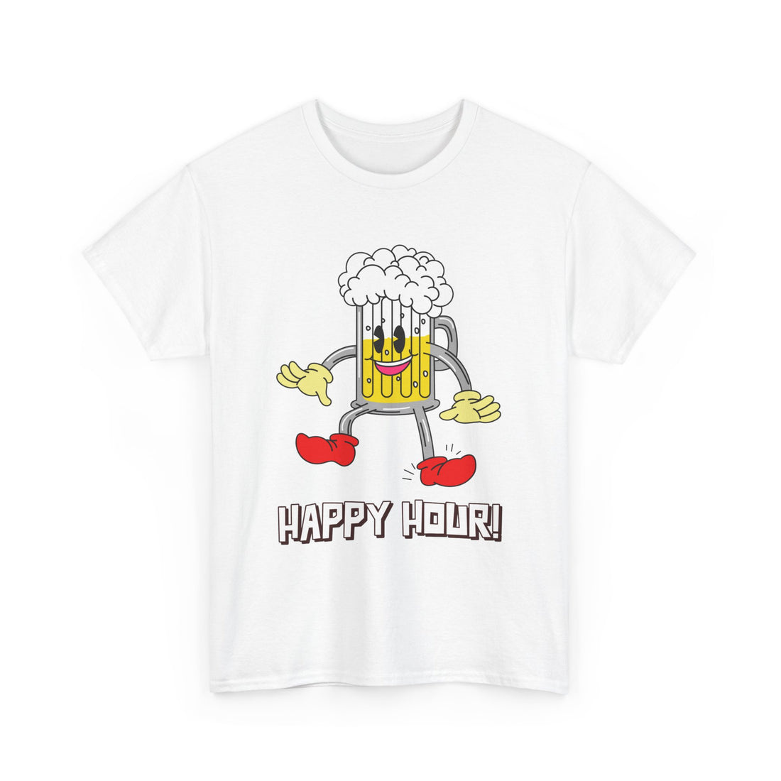 Happy Hour T-Shirt - Graphic T-Shirt from Tee Utopia