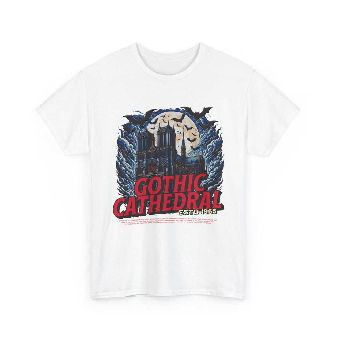 Gothic Cathedral T-Shirt - Graphic T-Shirt from Tee Utopia