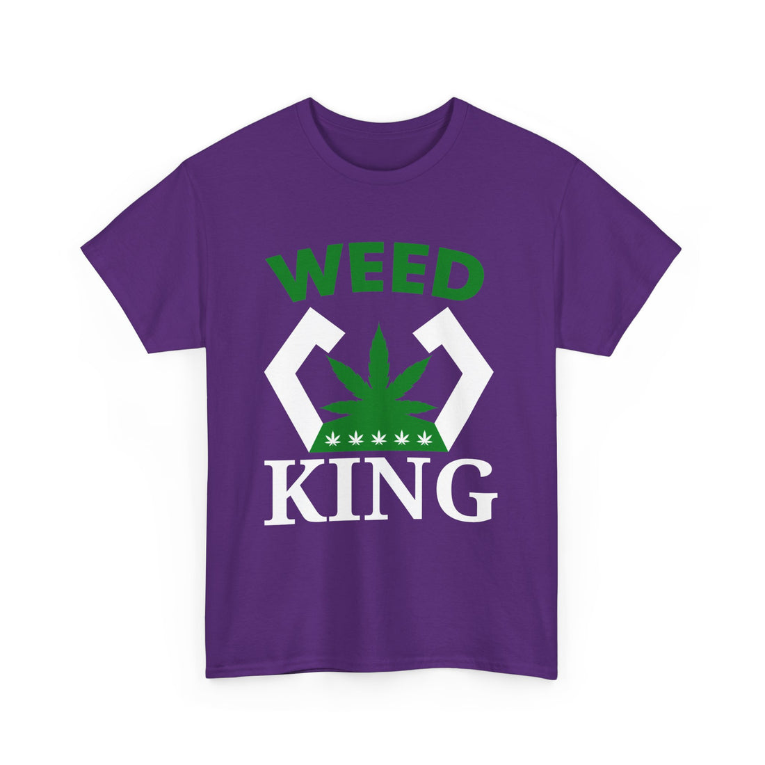 Weed King T-Shirt - Graphic T-Shirt from Tee Utopia