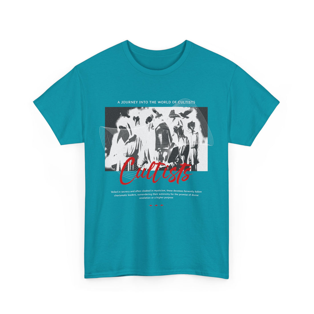 Journey Into The World of Cultist T-Shirt - Graphic T-Shirt from Tee Utopia
