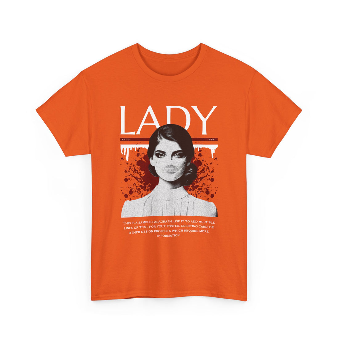 LADY T-Shirt - Graphic T-Shirt from Tee Utopia